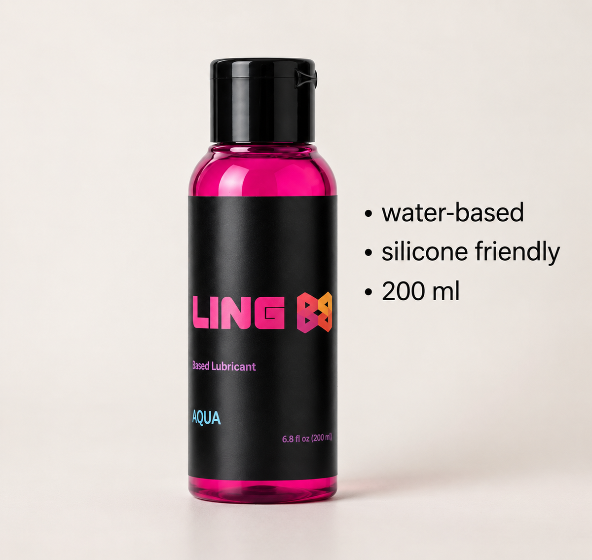 Gleitmittel Bum Bling – 200 ml – Wasserbasiert – für Silikon