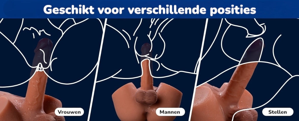 Sekspop Marcel - Billen Masturbator - Stoot & Vibreert - Sexy Formaat